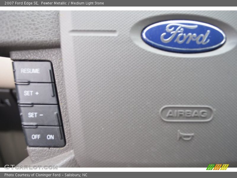 Pewter Metallic / Medium Light Stone 2007 Ford Edge SE