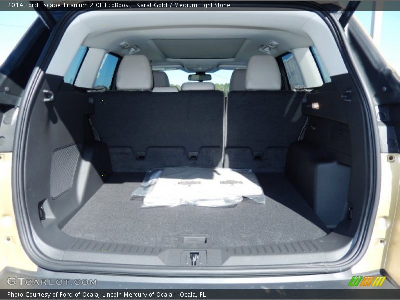  2014 Escape Titanium 2.0L EcoBoost Trunk