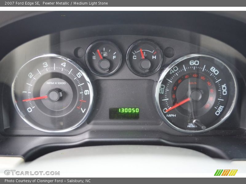 Pewter Metallic / Medium Light Stone 2007 Ford Edge SE