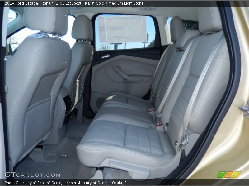 Rear Seat of 2014 Escape Titanium 2.0L EcoBoost