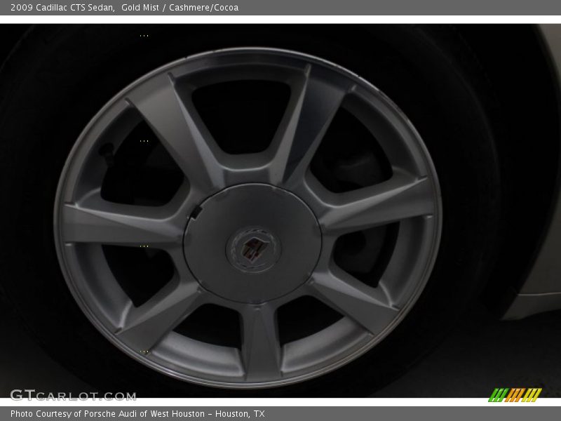 Gold Mist / Cashmere/Cocoa 2009 Cadillac CTS Sedan
