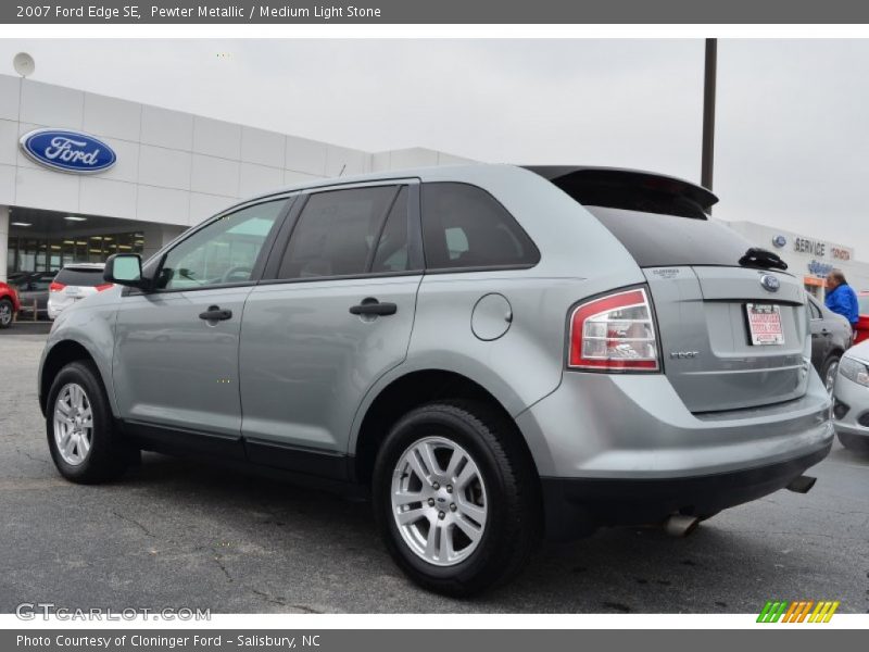 Pewter Metallic / Medium Light Stone 2007 Ford Edge SE