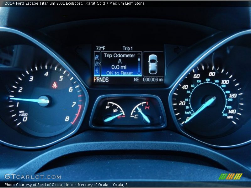  2014 Escape Titanium 2.0L EcoBoost Titanium 2.0L EcoBoost Gauges