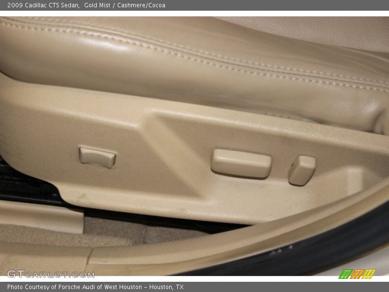 Gold Mist / Cashmere/Cocoa 2009 Cadillac CTS Sedan