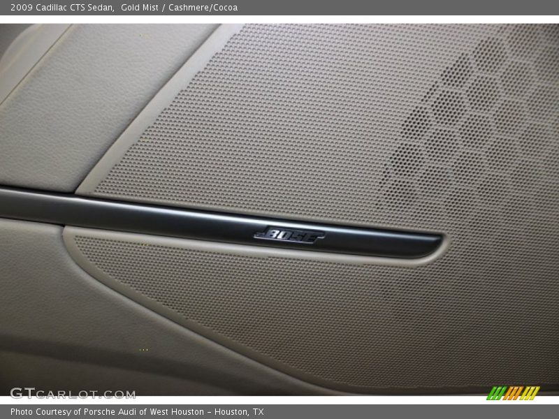 Gold Mist / Cashmere/Cocoa 2009 Cadillac CTS Sedan