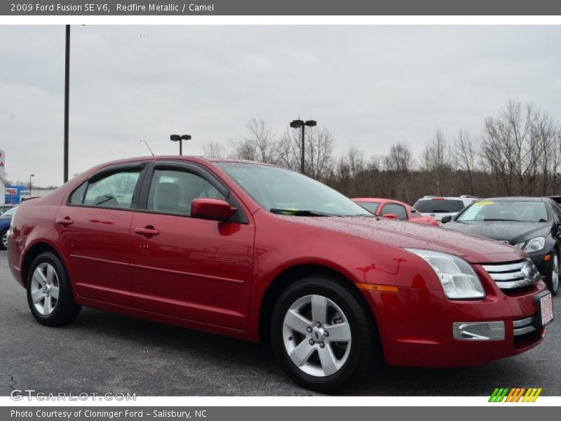 Redfire Metallic / Camel 2009 Ford Fusion SE V6