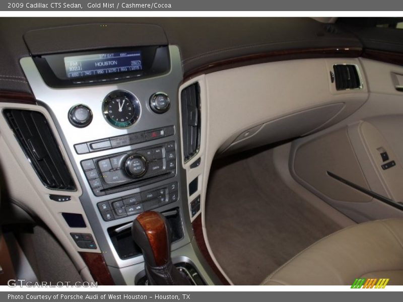 Gold Mist / Cashmere/Cocoa 2009 Cadillac CTS Sedan