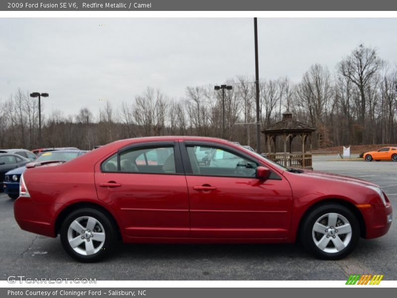 Redfire Metallic / Camel 2009 Ford Fusion SE V6