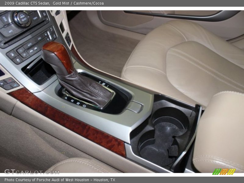 Gold Mist / Cashmere/Cocoa 2009 Cadillac CTS Sedan