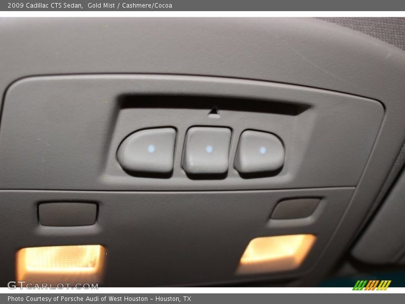 Gold Mist / Cashmere/Cocoa 2009 Cadillac CTS Sedan
