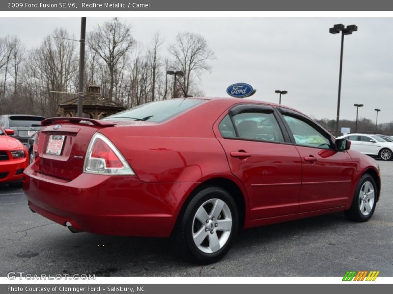 Redfire Metallic / Camel 2009 Ford Fusion SE V6