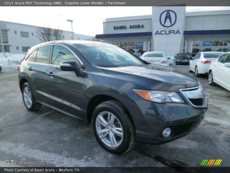 Graphite Luster Metallic / Parchment 2013 Acura RDX Technology AWD