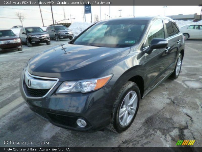 Graphite Luster Metallic / Parchment 2013 Acura RDX Technology AWD