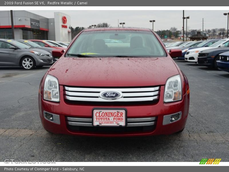 Redfire Metallic / Camel 2009 Ford Fusion SE V6