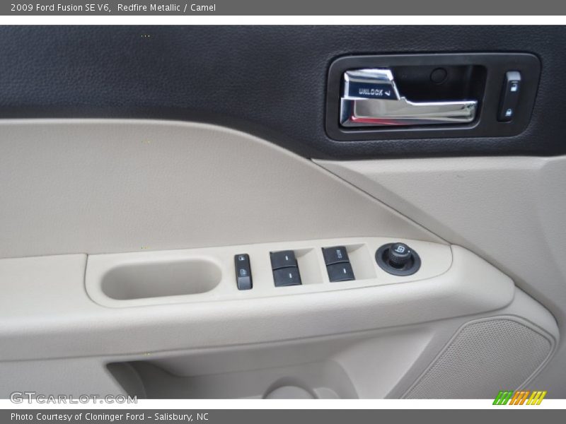 Redfire Metallic / Camel 2009 Ford Fusion SE V6