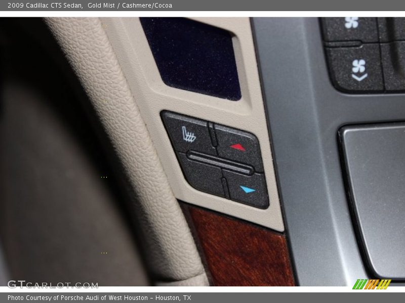 Gold Mist / Cashmere/Cocoa 2009 Cadillac CTS Sedan