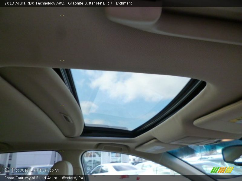 Graphite Luster Metallic / Parchment 2013 Acura RDX Technology AWD