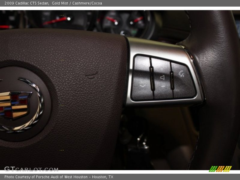 Gold Mist / Cashmere/Cocoa 2009 Cadillac CTS Sedan
