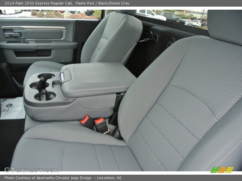 Flame Red / Black/Diesel Gray 2014 Ram 1500 Express Regular Cab