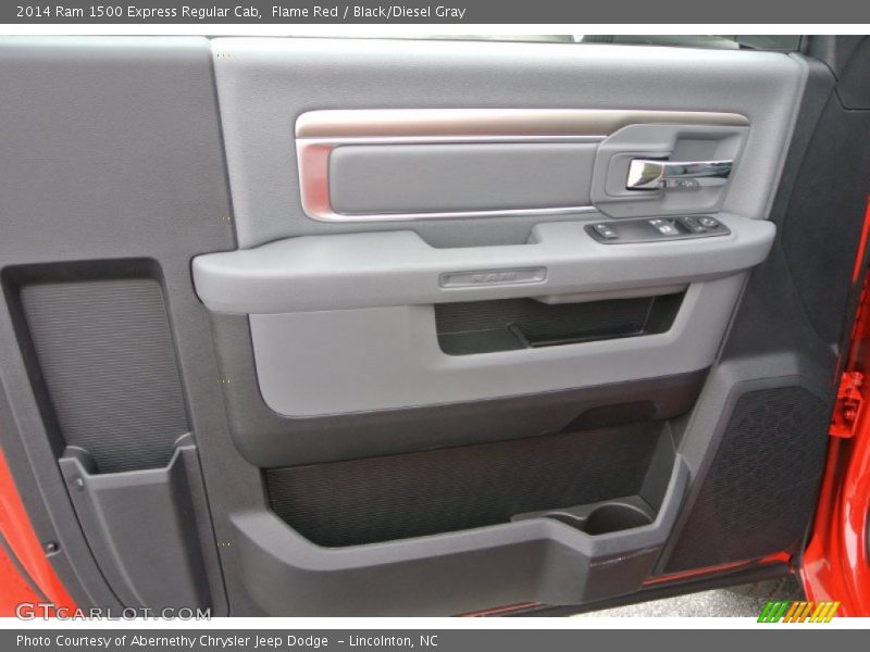 Flame Red / Black/Diesel Gray 2014 Ram 1500 Express Regular Cab