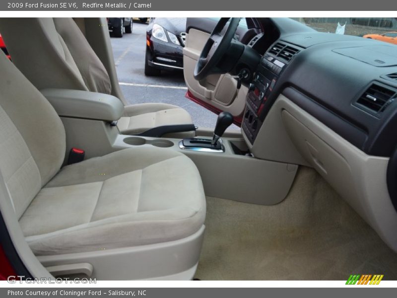 Redfire Metallic / Camel 2009 Ford Fusion SE V6