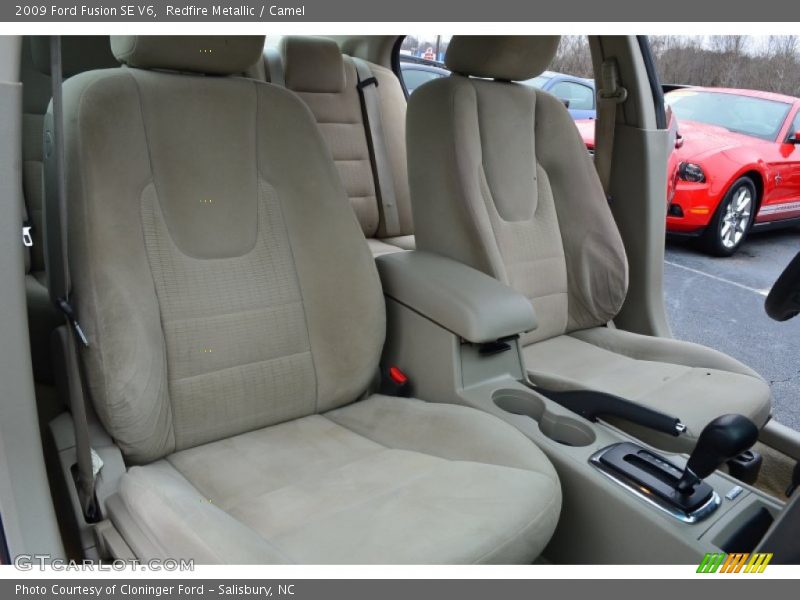 Redfire Metallic / Camel 2009 Ford Fusion SE V6