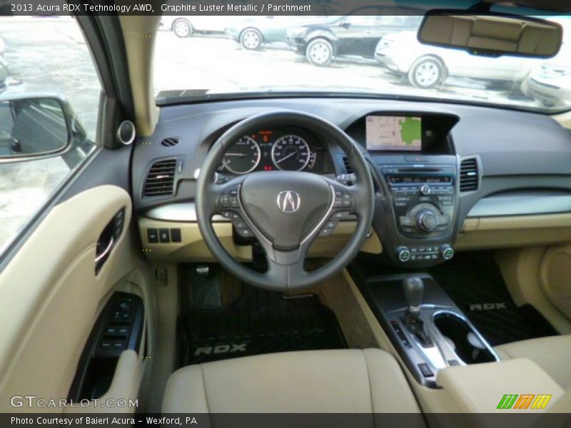 Graphite Luster Metallic / Parchment 2013 Acura RDX Technology AWD