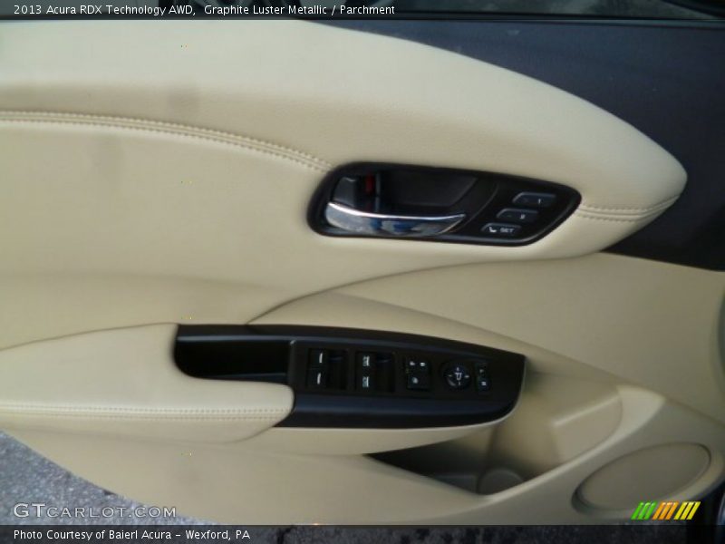 Graphite Luster Metallic / Parchment 2013 Acura RDX Technology AWD