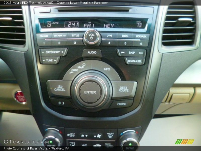 Graphite Luster Metallic / Parchment 2013 Acura RDX Technology AWD