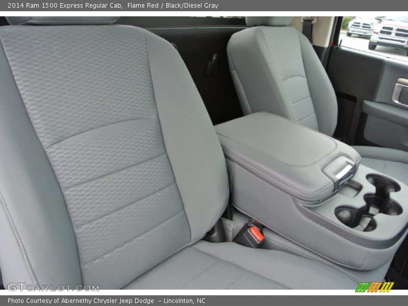 Flame Red / Black/Diesel Gray 2014 Ram 1500 Express Regular Cab