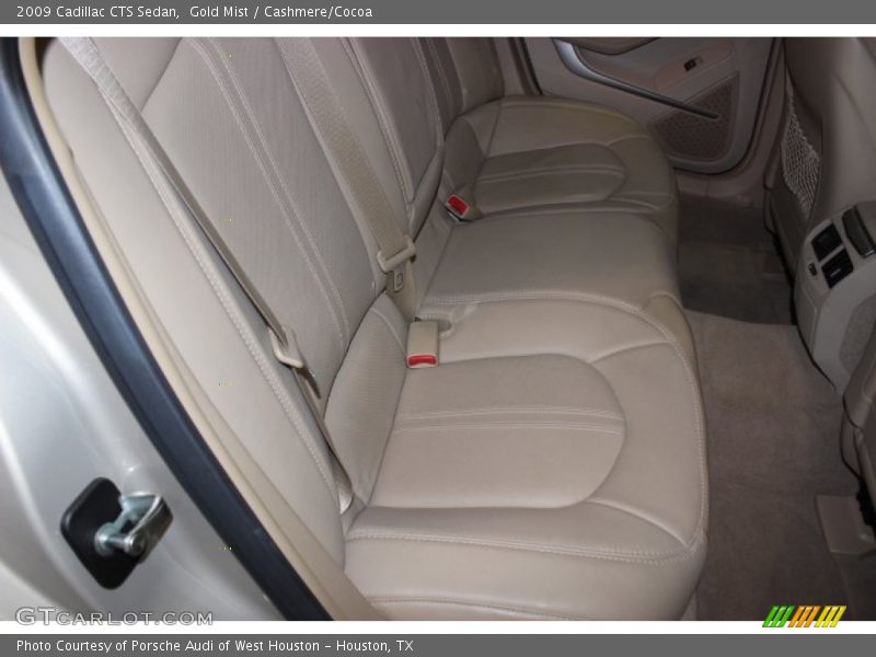 Gold Mist / Cashmere/Cocoa 2009 Cadillac CTS Sedan