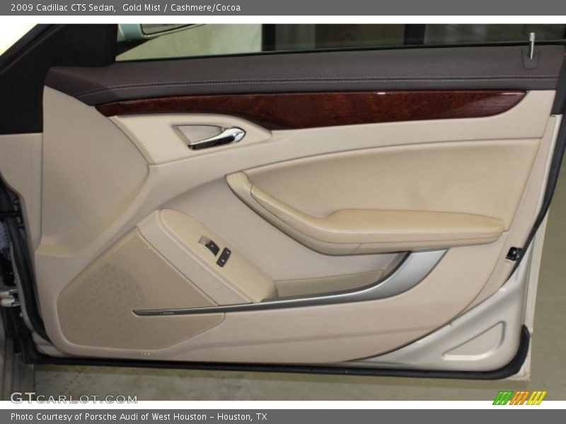 Gold Mist / Cashmere/Cocoa 2009 Cadillac CTS Sedan