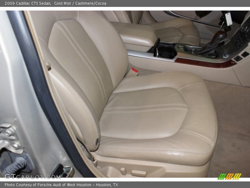 Gold Mist / Cashmere/Cocoa 2009 Cadillac CTS Sedan