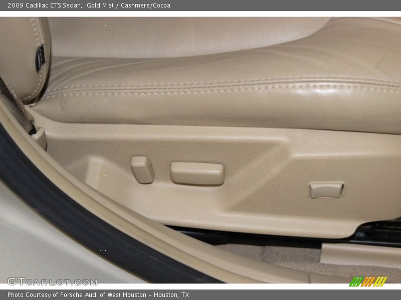 Gold Mist / Cashmere/Cocoa 2009 Cadillac CTS Sedan
