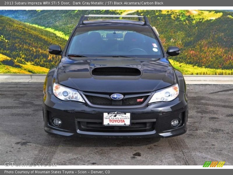 Dark Gray Metallic / STi Black Alcantara/Carbon Black 2013 Subaru Impreza WRX STi 5 Door