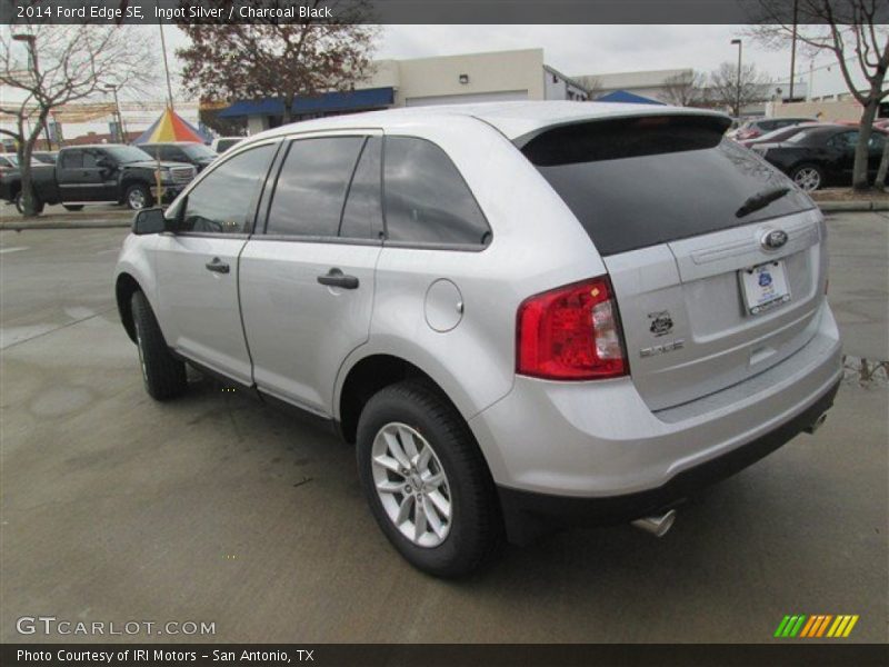 Ingot Silver / Charcoal Black 2014 Ford Edge SE