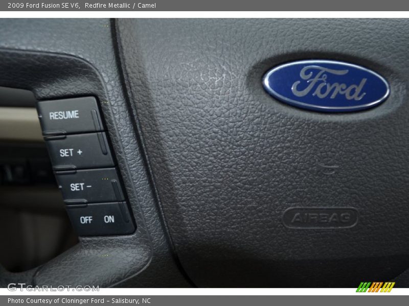 Redfire Metallic / Camel 2009 Ford Fusion SE V6