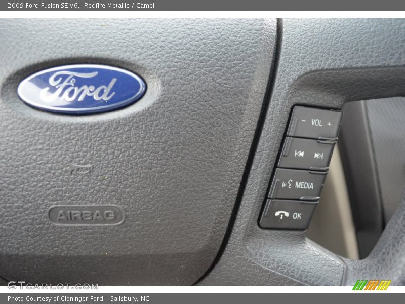 Redfire Metallic / Camel 2009 Ford Fusion SE V6