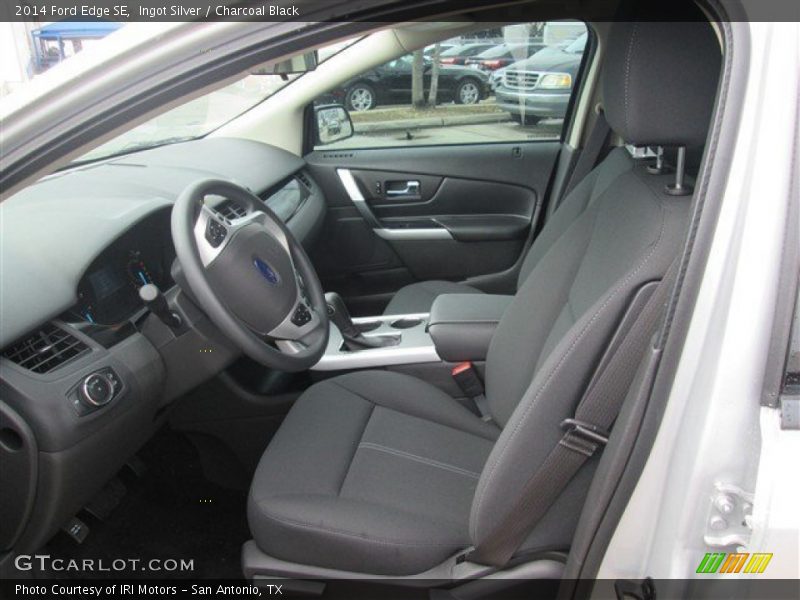 Ingot Silver / Charcoal Black 2014 Ford Edge SE