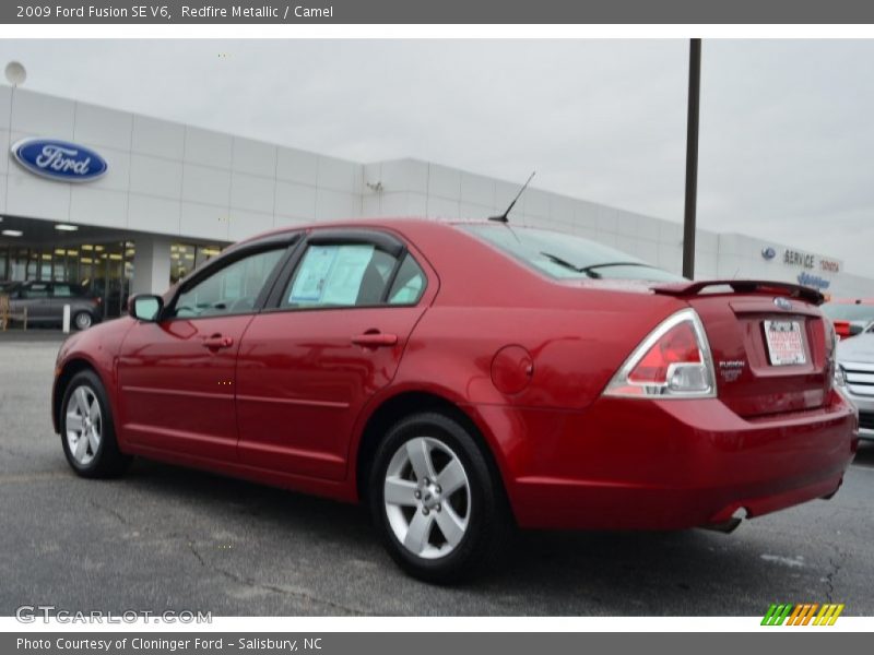 Redfire Metallic / Camel 2009 Ford Fusion SE V6