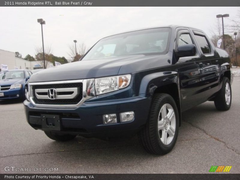 Bali Blue Pearl / Gray 2011 Honda Ridgeline RTL