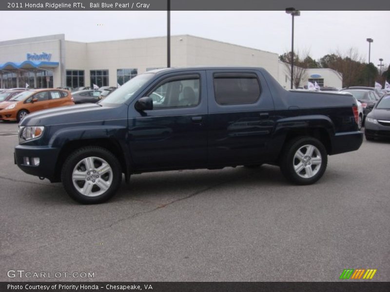 Bali Blue Pearl / Gray 2011 Honda Ridgeline RTL