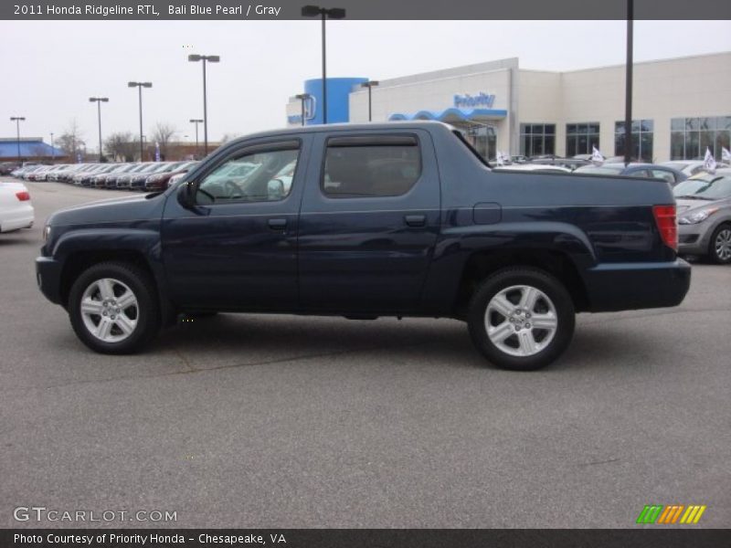 Bali Blue Pearl / Gray 2011 Honda Ridgeline RTL