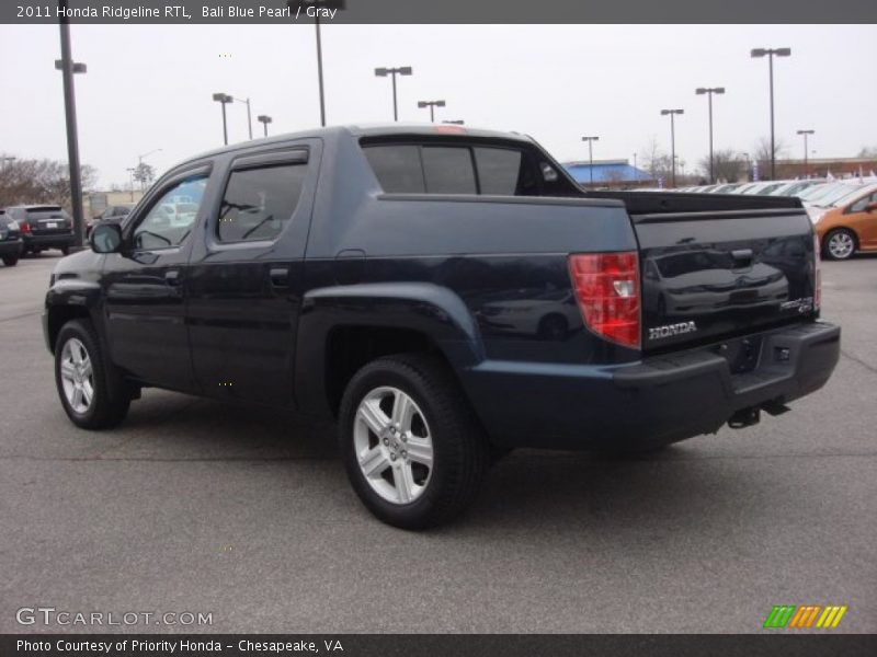 Bali Blue Pearl / Gray 2011 Honda Ridgeline RTL