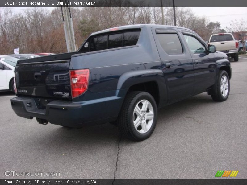 Bali Blue Pearl / Gray 2011 Honda Ridgeline RTL
