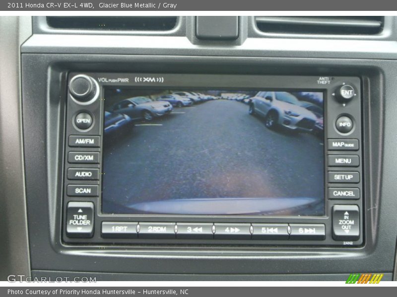 Glacier Blue Metallic / Gray 2011 Honda CR-V EX-L 4WD