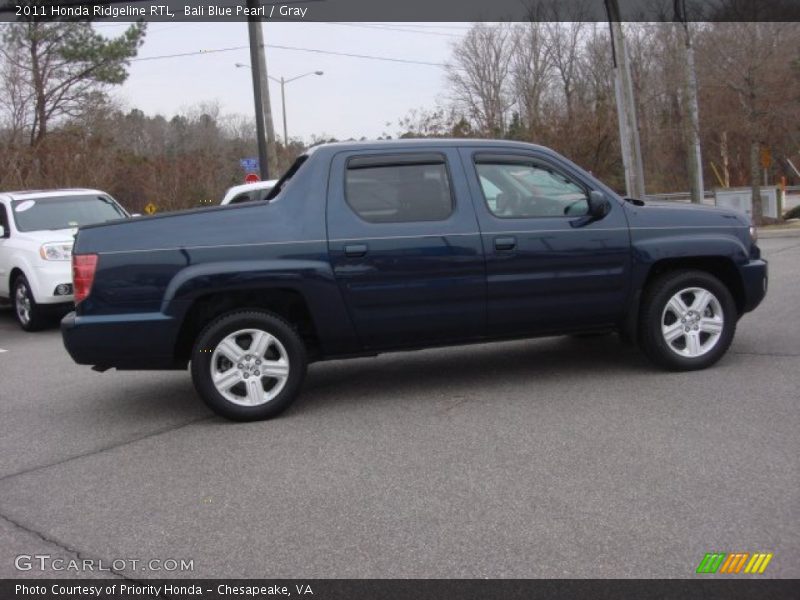 Bali Blue Pearl / Gray 2011 Honda Ridgeline RTL