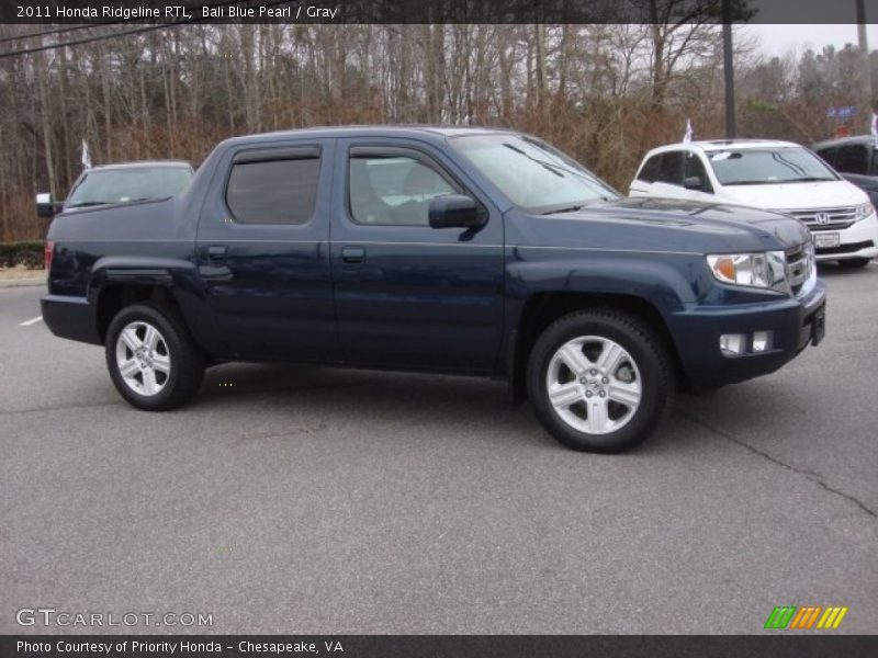 Bali Blue Pearl / Gray 2011 Honda Ridgeline RTL