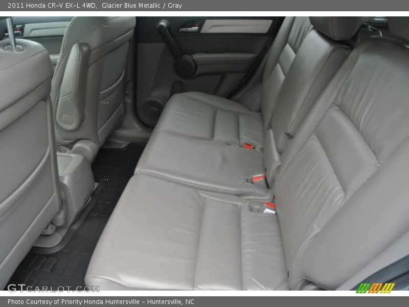 Glacier Blue Metallic / Gray 2011 Honda CR-V EX-L 4WD