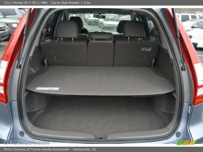 Glacier Blue Metallic / Gray 2011 Honda CR-V EX-L 4WD